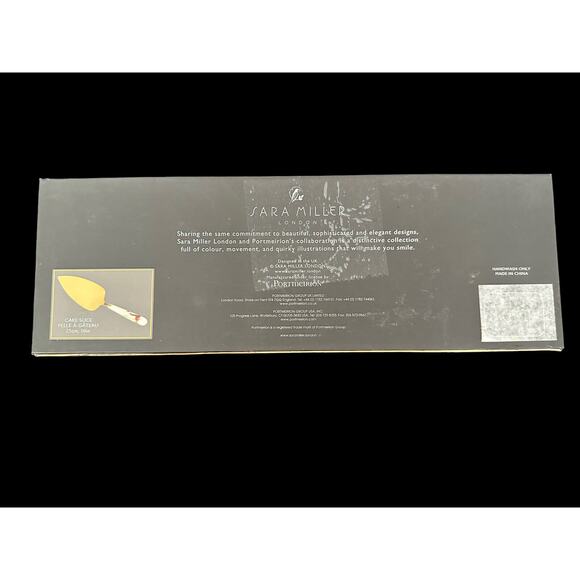 Sara Miller Portmeirion Geese Cake Server Festive Christmas New In Gift Box - Picture 7 of 12